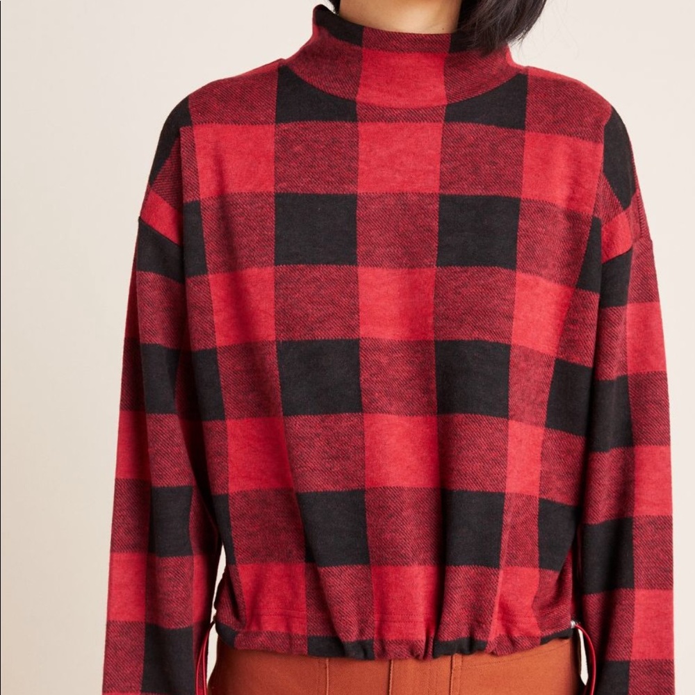 Anthropologie Samia Plaid Pullover NWT!!!!